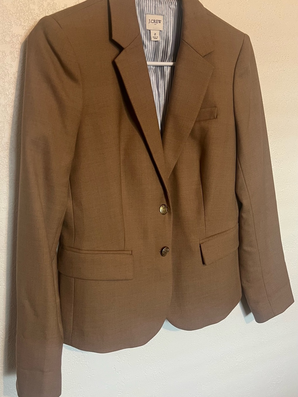 J. Crew Women's Brown Single-Breasted Blazer
